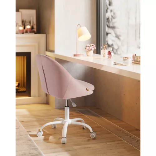 songmics-scaun-de-birou-pivotant-captusit-rulant-roz-pastel
