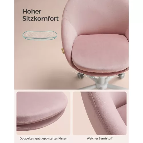 songmics-scaun-de-birou-pivotant-captusit-rulant-roz-pastel