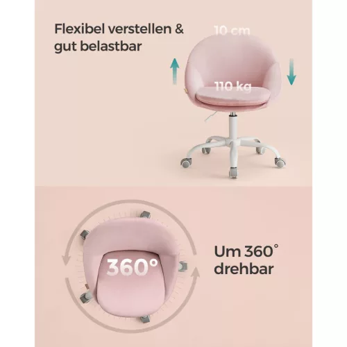 songmics-scaun-de-birou-pivotant-captusit-rulant-roz-pastel