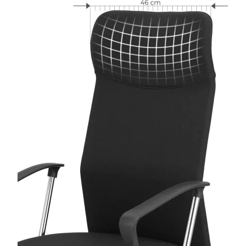 songmics-scaun-de-birou-pivotant-cu-husa-din-material-textil-inclinabil-negru