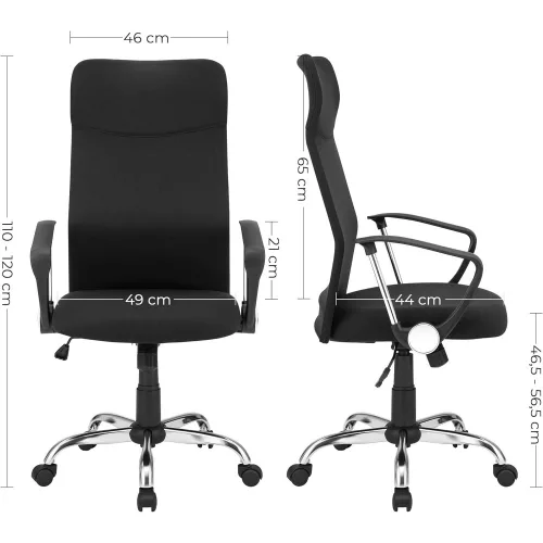songmics-scaun-de-birou-pivotant-cu-husa-din-material-textil-inclinabil-negru