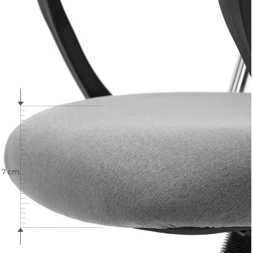 songmics-scaun-de-birou-pivotant-cu-husa-din-material-textil-inclinabila-gri