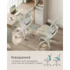 Scaun de birou, plasă, ergonomic, cu cotiere reglabile, bej