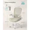 Scaun de birou, plasă, ergonomic, cu cotiere reglabile, bej