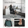 Scaun de birou rotativ, ergonomic, cu spătar din plasă, tetieră, balansoar