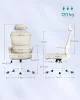Scaun de birou ergonomic cu husă din plasă dublă și tetieră reglabilă