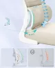 Scaun de birou ergonomic cu husă din plasă dublă și tetieră reglabilă
