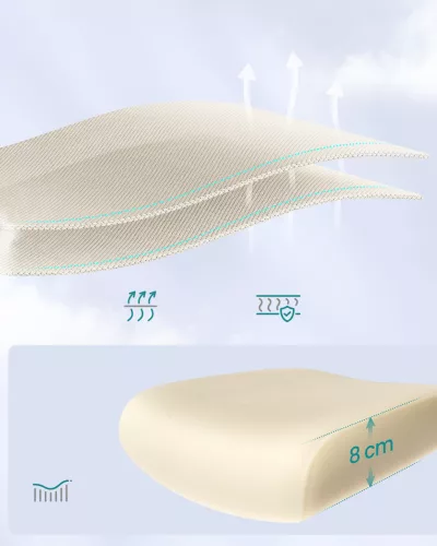 Scaun de birou ergonomic cu husă din plasă dublă și tetieră reglabilă
