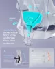 Scaun de birou, ergonomic, suport reglabil, negru cerneală