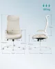 Scaun de birou ergonomic, reglabil pe înălțime, tetieră, bej cappuccino