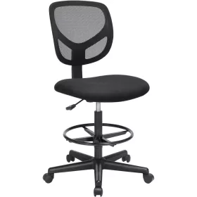 songmics-scaun-birou-cu-textil-plasa-neagra