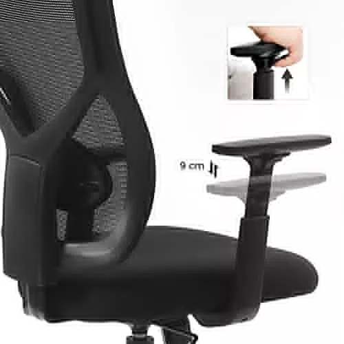 songmics-scaun-ergonomic-de-birou-cu-suport-lombar-reglabil-si-cotiera-negru