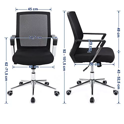 songmics-scaun-de-birou-ergonomic-cu-cotiera-negru