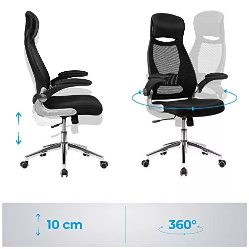 songmics-scaun-de-birou-ergonomic-cu-cotiere-si-tetiere-negru
