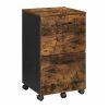 vasagle-dulap-de-birou-cu-sertare-rulant-cu-2-sertare-maro-rustic-42x40x70cm