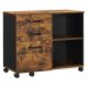 vasagle-dulap-de-birou-cu-sertare-rulant-cu-3-sertare-rafturi-maro-rustic-80x40x66cm