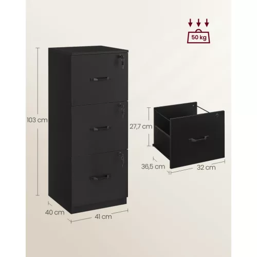 vasagle-dulap-de-birou-cu-sertare-rulant-3-sertare-negru-41x40x103cm