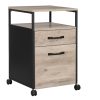 vasagle-dulap-de-birou-cu-sertare-rulant-cu-2-sertare-raft-maro-cenusiu-42x44x66cm