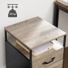 vasagle-dulap-de-birou-cu-sertare-rulant-cu-2-sertare-raft-maro-cenusiu-42x44x66cm