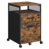 vasagle-dulap-de-birou-cu-sertare-rulant-cu-2-sertare-raft-maro-rustic-44x42x69cm