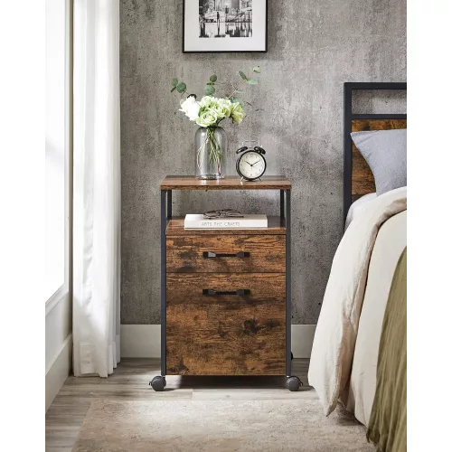 vasagle-dulap-de-birou-cu-sertare-rulant-cu-2-sertare-raft-maro-rustic-42-x-44-x-66cm
