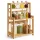 Raft organizator de bucătărie din bambus, 3 niveluri, 41x18.6x53.5 cm