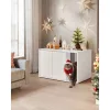 Dulap pentru litieră pentru pisici, suport pentru litieră, alb, 80 x 50 x 50 cm
