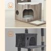 feandrea-stalp-de-zgariat-pentru-pisici-cu-pestera-pentru-pisici-gri-si-alb-66x42x88cm