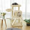 feandrea-stalp-de-zgariat-pentru-pisici-turn-pentru-pisoi-cu-cos-de-odihna-bej-48x48x96cm