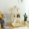 feandrea-stalp-de-zgariat-pentru-pisici-turn-pentru-pisoi-cu-cos-de-odihna-bej-48x48x96cm