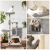 feandrea-stalp-de-zgariat-pentru-pisici-turn-pisici-cu-cos-de-odihna-gri-60x45x14cm