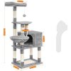 feandrea-stalp-de-zgariat-pentru-pisici-turn-pisici-cu-cos-de-odihna-gri-60x45x14cm