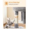 feandrea-stalp-de-zgariat-pentru-pisici-cu-doua-casute-pentru-pisici-gri-84x60x40cm