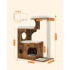 feandrea-stalp-de-zgariat-pentru-pisici-cu-casa-pentru-pisici-maro-rustic-66x42x88cm