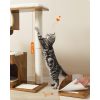 feandrea-stalp-de-zgariat-pentru-pisici-cu-casa-pentru-pisici-maro-rustic-66x42x88cm