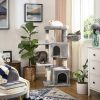feandrea-stalp-de-zgariat-pentru-pisici-turn-pisici-cu-cos-de-odihna-gri-49x45x120cm