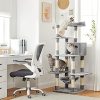 feandrea-stalp-de-zgariat-pentru-pisici-turn-pentru-pisici-cu-hamac-gri-154x50x50cm