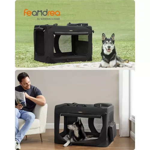 feandrea-geanta-de-transport-pentru-caini-neagra-102x69x69cm