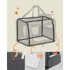 feandrea-geanta-de-transport-pentru-caini-gri-60x42x42cm