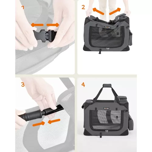feandrea-geanta-de-transport-pentru-caini-gri-60x42x42cm