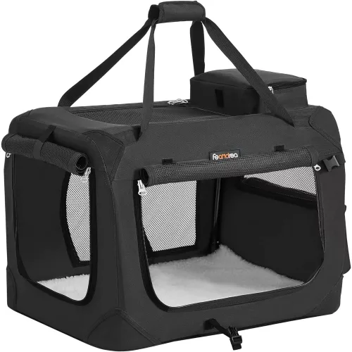 feandrea-geanta-de-transport-pentru-caini-neagra-60x42x42cm