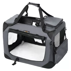 Geantă de transport pentru câini, gri 70x52x52cm