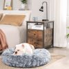 feandrea-pat-pentru-caini-pufos-moale-rotund-80-cm-gri