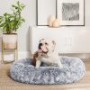 feandrea-pat-pentru-caini-pufos-moale-rotund-80-cm-gri