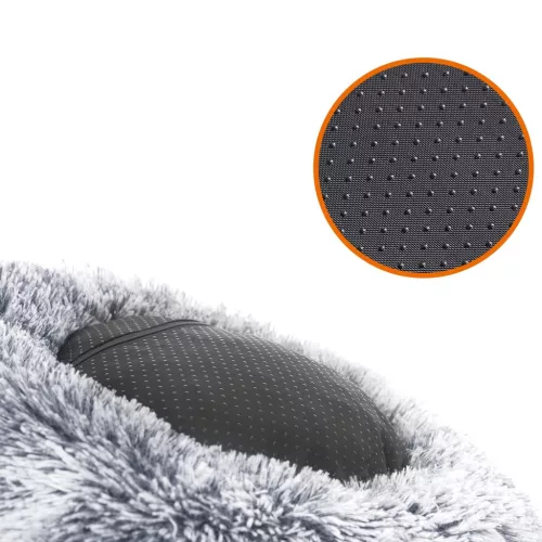 feandrea-pat-pentru-caini-pufos-moale-rotund-80-cm-gri