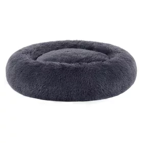 feandrea-pat-pentru-caini-pufos-moale-rotund-80-cm-gri-inchis
