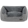 feandrea-pat-pentru-caini-cu-husa-moale-lavabila-gri-70x55x21cm