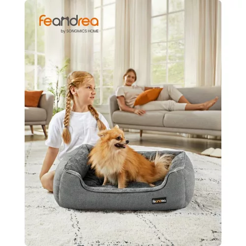 feandrea-pat-pentru-caini-cu-husa-moale-lavabila-gri-70x55x21cm