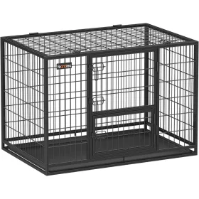 feandrea-custi-pentru-caini-box-caini-xl-negru-107x70x74cm