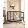 feandrea-custi-pentru-caini-box-caini-xl-negru-107x70x74cm